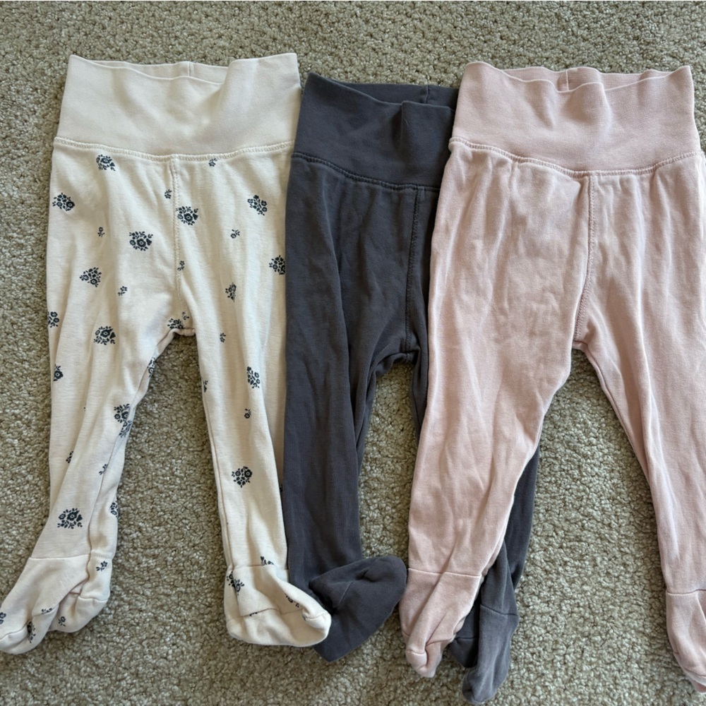 H&M Organic Cotton Baby Leggings with Feet